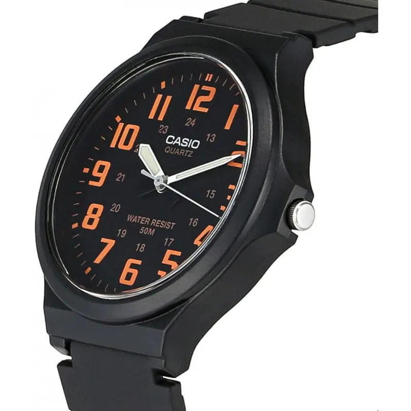 Casio General Mw-240-4Bvdf-P Black Resin Strap Men Watch 2
