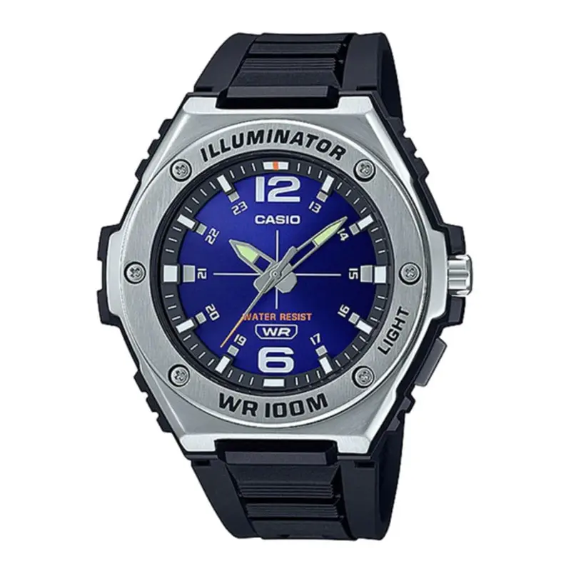 Casio General Mwa-100H-2Avdf Black Resin Strap Men's Watch 1