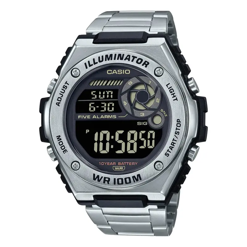 Casio General Mwd-100Hd-1Bvdf-P Stainless Steel Men Watch 1