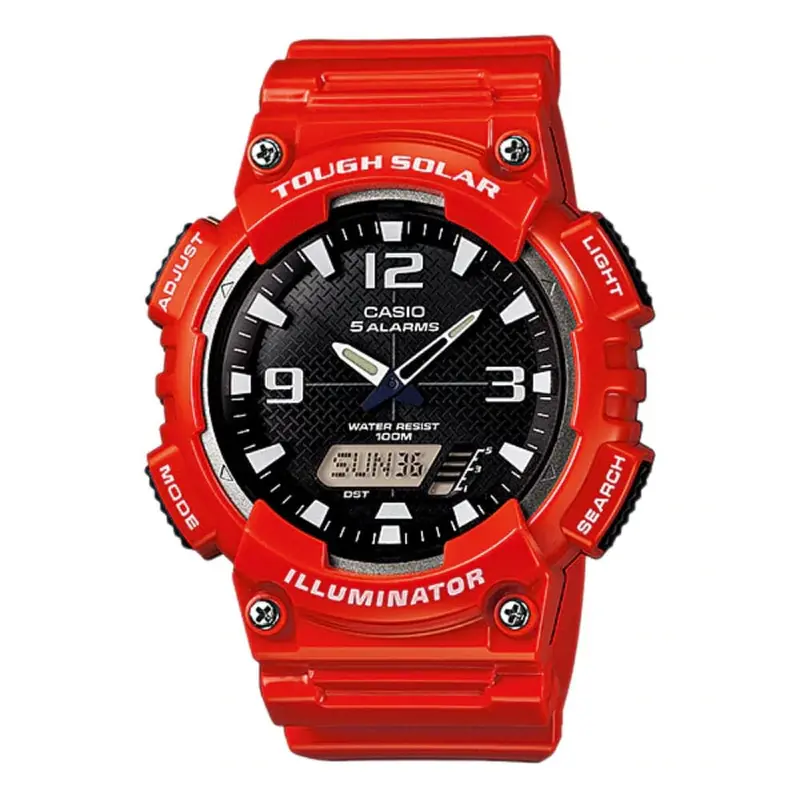 Casio General Red Resin Strap Men Watch Aq-S810wc-4Avdf-P 1