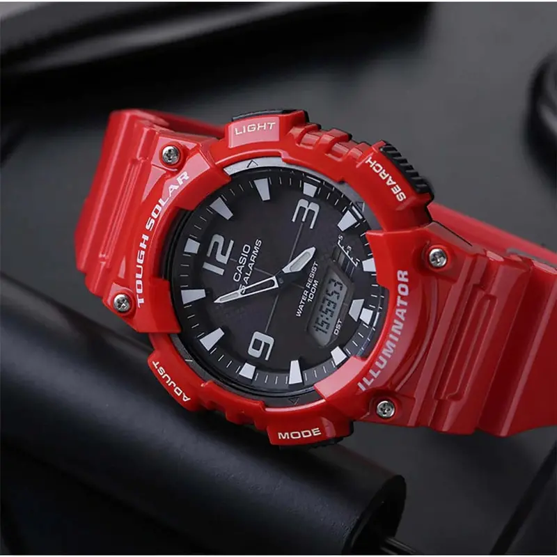 Casio General Red Resin Strap Men Watch Aq-S810wc-4Avdf-P 2