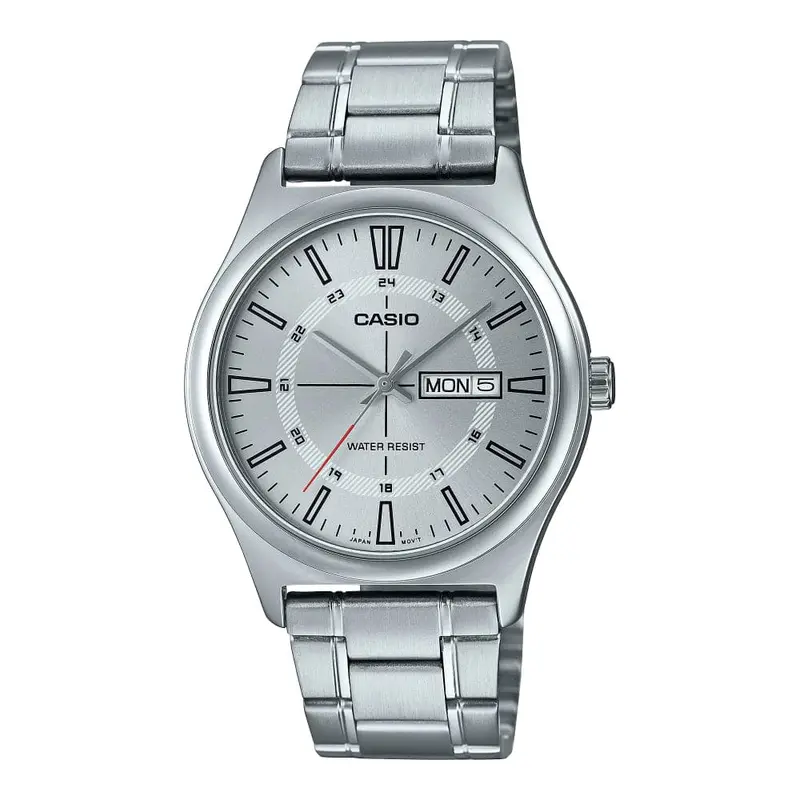 Casio General Silver Dial Stainless Steel Strap Men Watch Mtp-V006d-7Cudf 1