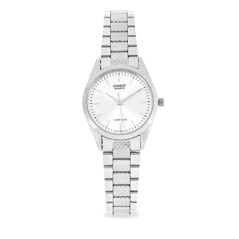 Casio General Silver Stainless Steel Analog Women's Watch Ltp-1274D-7Adf-P 1