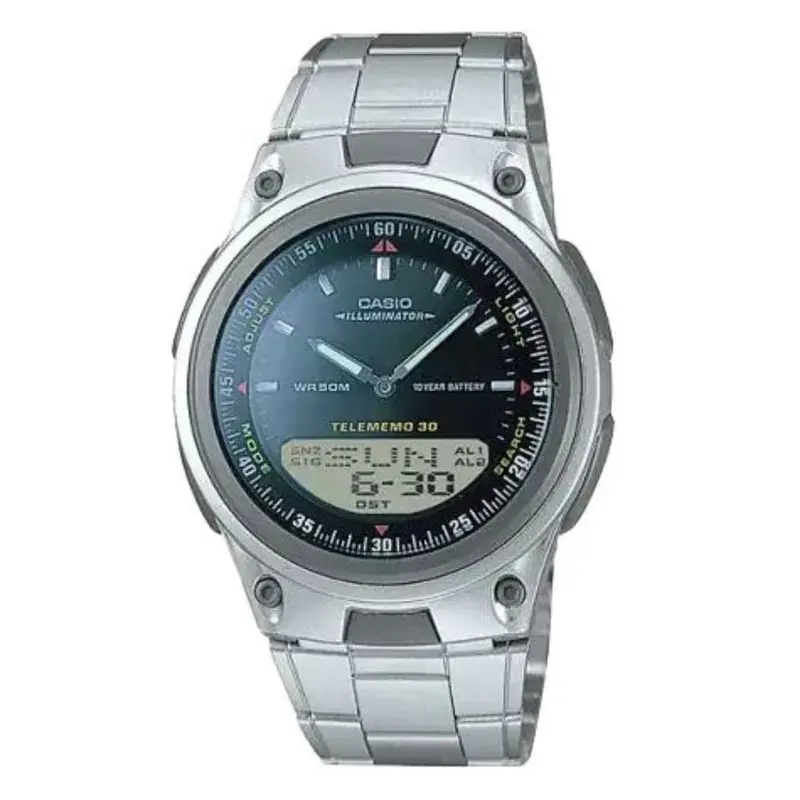 Casio General Silver Stainless Steel Strap Men Watch Aw-80D-1Avdf-P 1