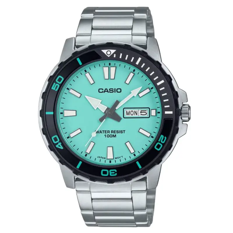 Casio General Silver Stainless Steel Strap Men Watch Mtd-125D-2A2vdf 1