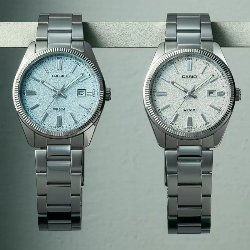 Casio General Silver Stainless Steel Strap Men Watch Mtp-1302Da Series 1