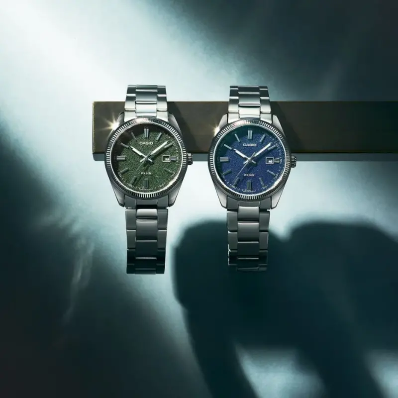 Casio General Silver Stainless Steel Strap Men Watch Mtp-1302Da With P Series 1
