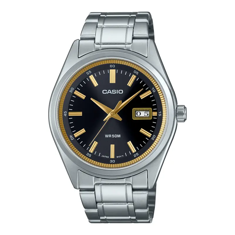 Casio General Silver Stainless Steel Strap Men Watch Mtp-B180d Series 1