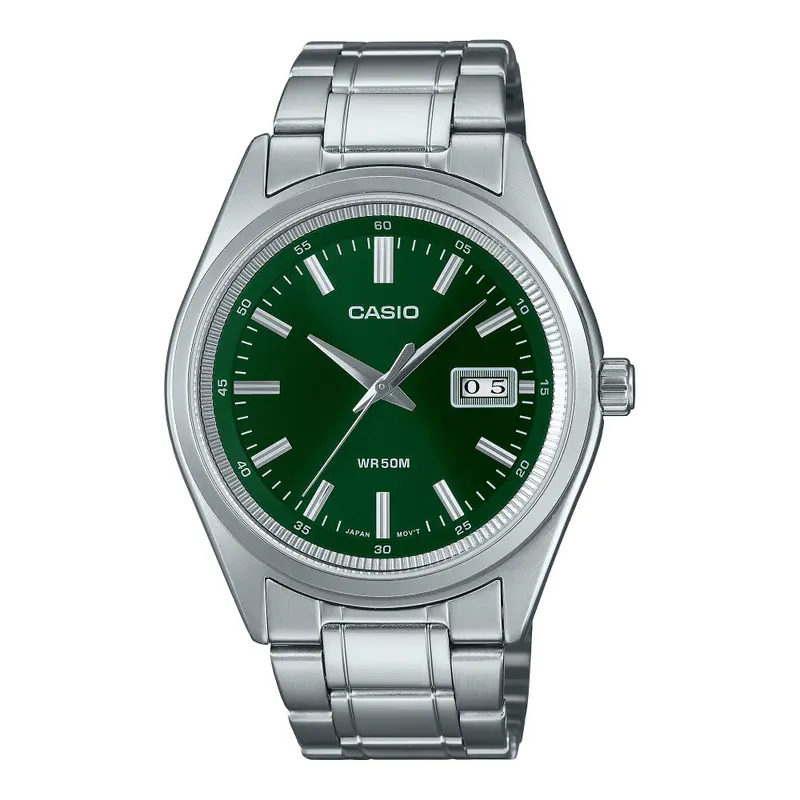 Casio General Silver Stainless Steel Strap Men Watch Mtp-B180d Series 2