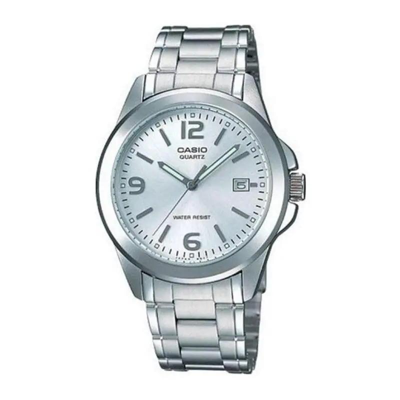 Casio General Silver Stainless Steel Strap Unisex Watch Ltp-1215A-7Adf-P 1