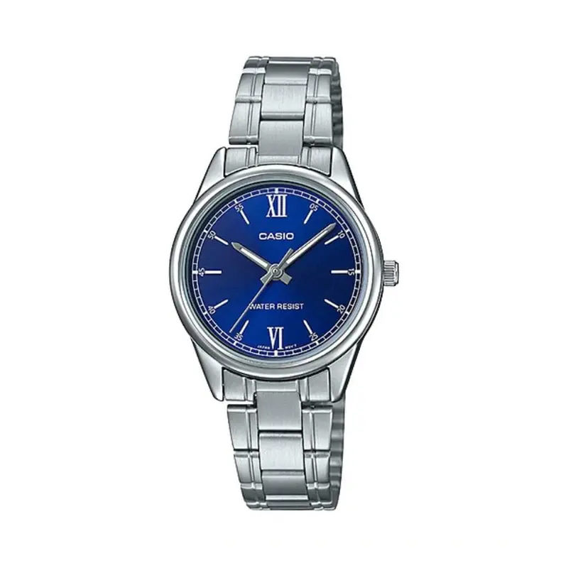Casio General Silver Stainless Steel Strap Unisex Watch Ltp-V005d-2B2udf-P 1