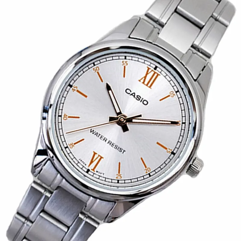 Casio General Silver Stainless Steel Strap Unisex Watch Ltp-V005d-7B2udf-P 2
