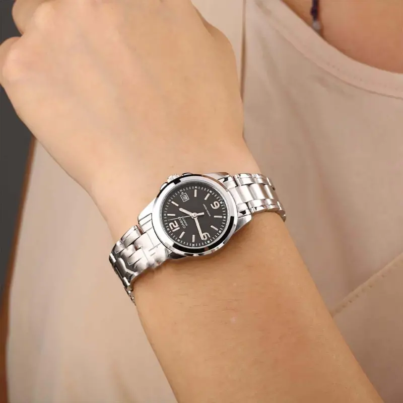 Casio General Silver Stainless Steel Strap Unisex Watch Mtp-1215A-1Adf-P 2