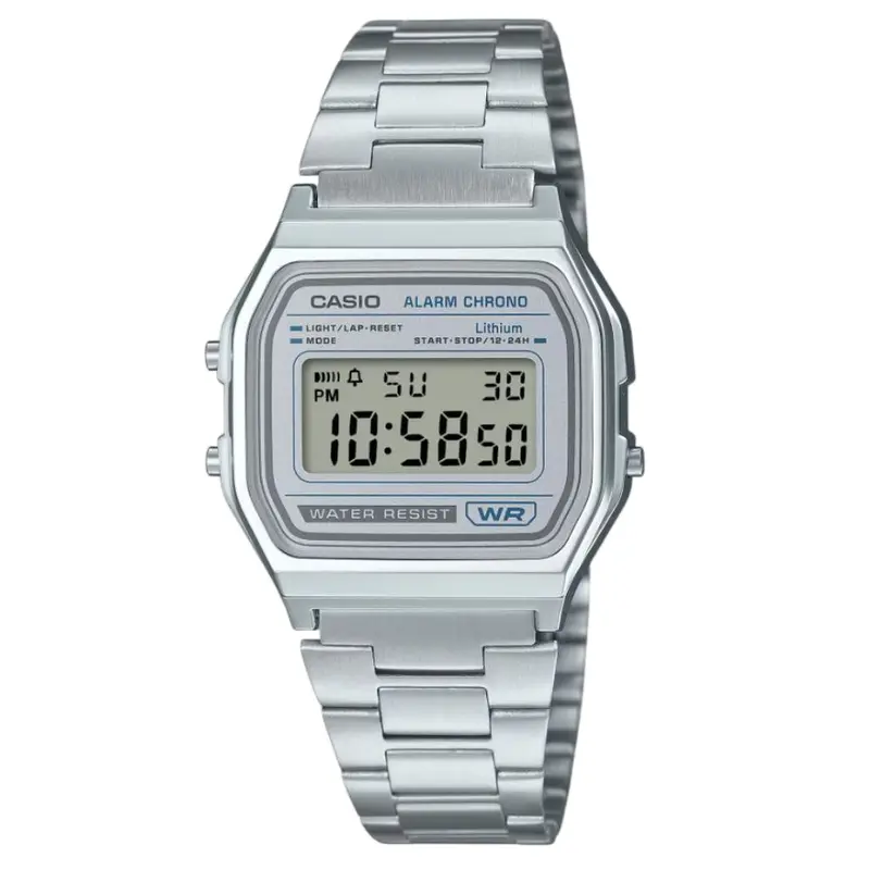 Casio General Silver Stainless Steel Strap Unisex's Watch A158wea-7Df 1