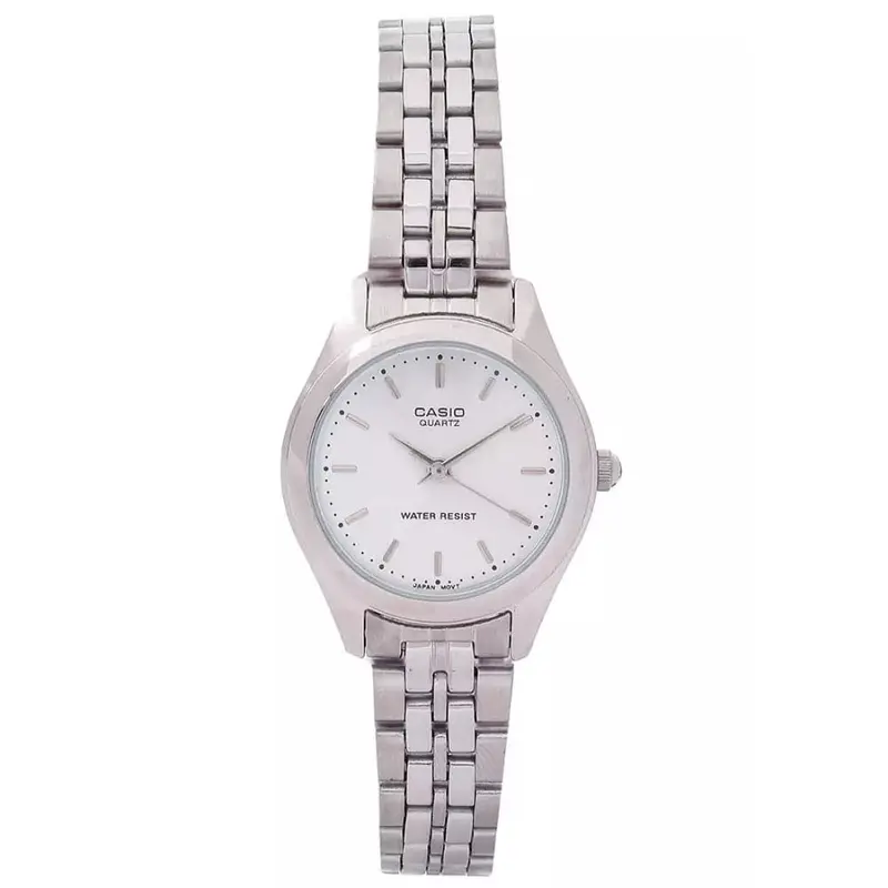 Casio General Silver Stainless Steel Strap Women Watch Ltp-1170A-7Ardf-P 1