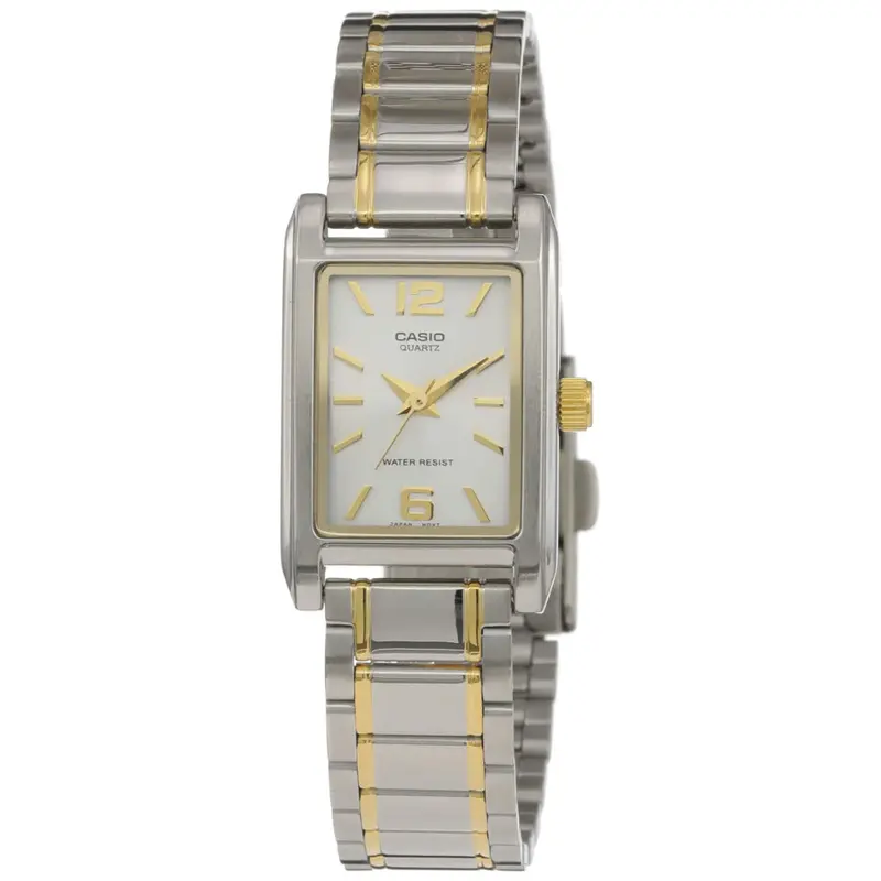 Casio General Silver Stainless Steel Strap Women Watch Ltp-1235Sg-7Adf 1