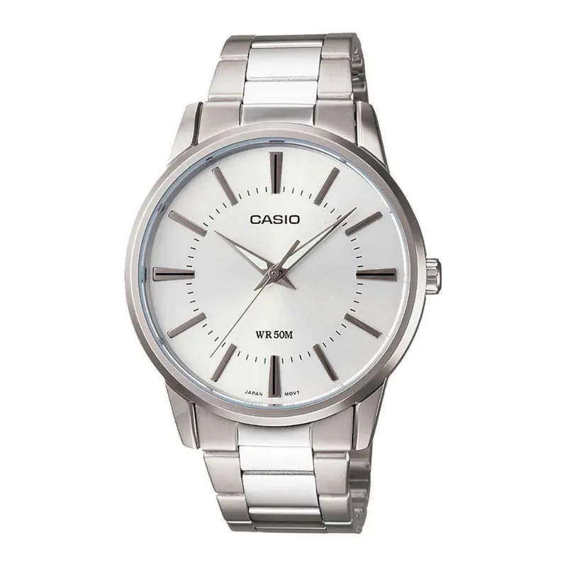 Casio General Silver Stainless Steel Women Watch Ltp-1303D-7Avdf-P 1