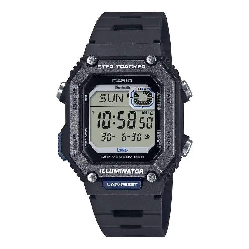 Casio General Smartphone Link Digital Black Resin Strap Men's Watch Ws-B1000-1Avdf-P 1