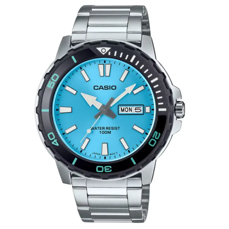 Casio General Stainless Steel Strap Men Watch Mtd-125D Series 1