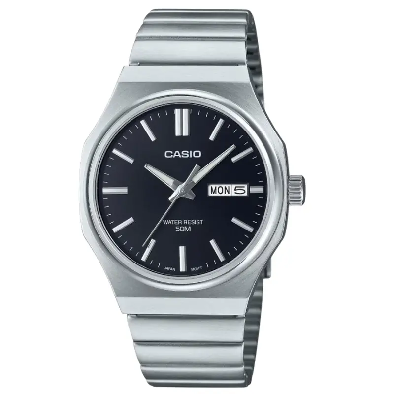 Casio General Stainless Steel Strap Unisex Watch Mtp-E735d-1Avdf 1