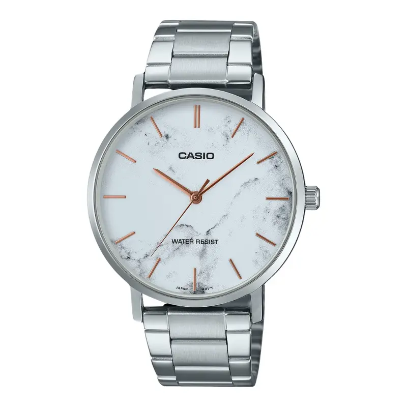 Casio General Stainless Steel Unisex Watch Mtp-Vt01dm-7Audf 1