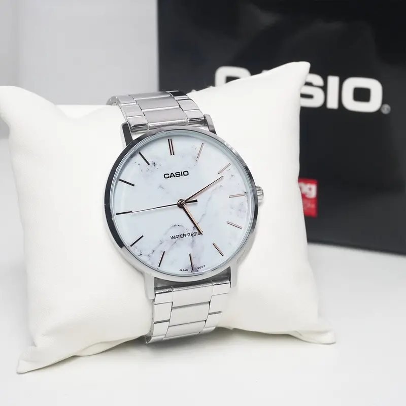 Casio General Stainless Steel Unisex Watch Mtp-Vt01dm-7Audf 2