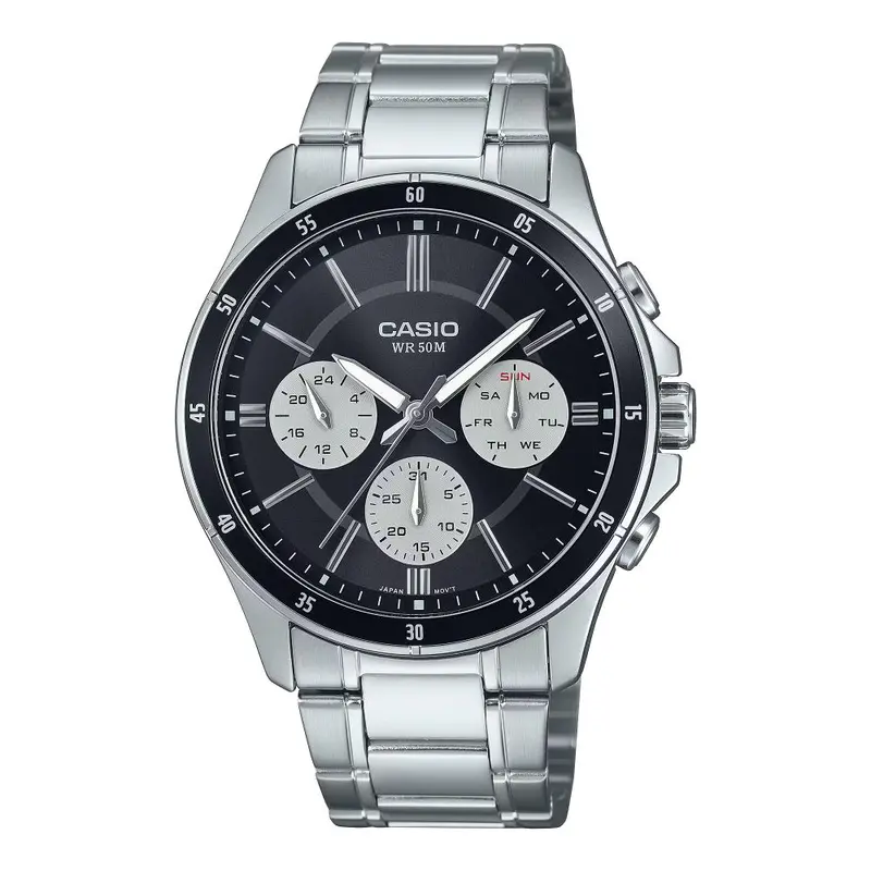 Casio General Standard Chronograph Stainless Steel Men's Watch Mtp-1374D-1A3vdf 1