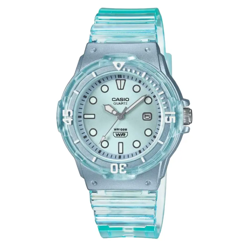 Casio General Transparent Resin Strap Unisex Watch Lrw-200Hs-2Evdf 1