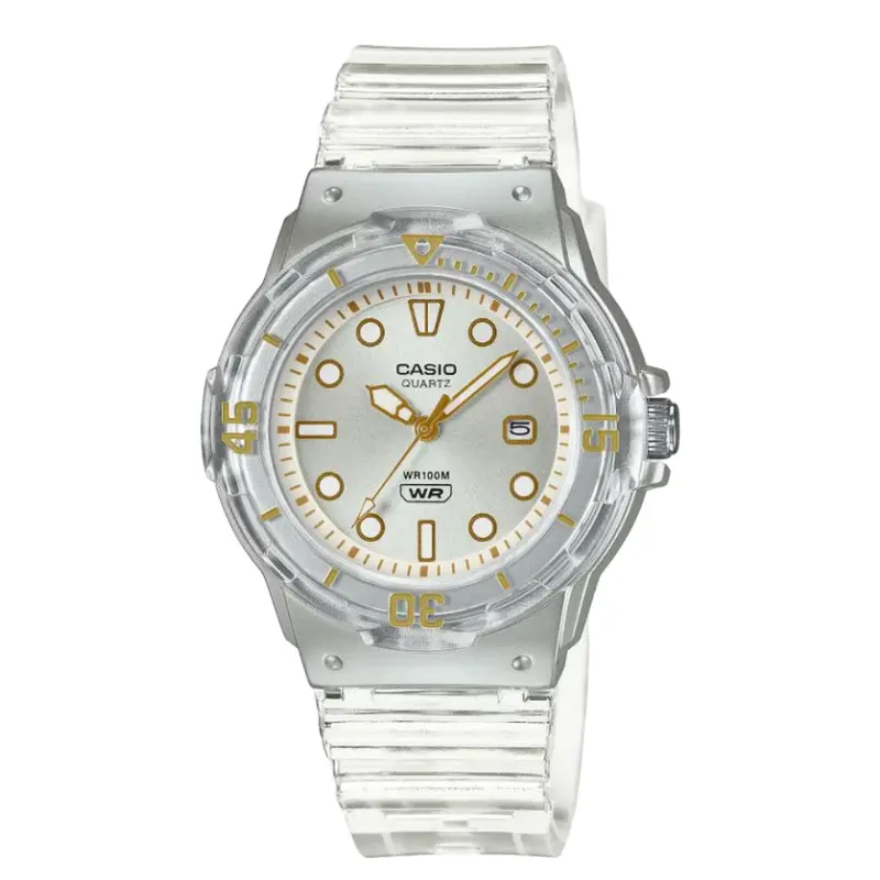 Casio General Transparent Resin Strap Unisex Watch Lrw-200Hs-7Evdf 1