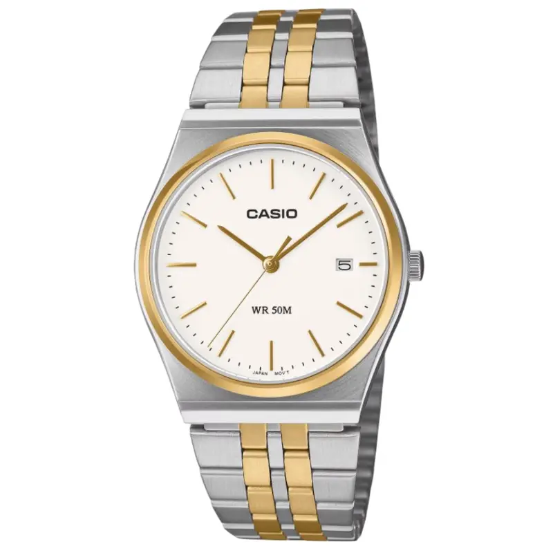 Casio General Two-Tone Stainless Steel Strap Men Watch Mtp-B145sg-7Avdf-P 1