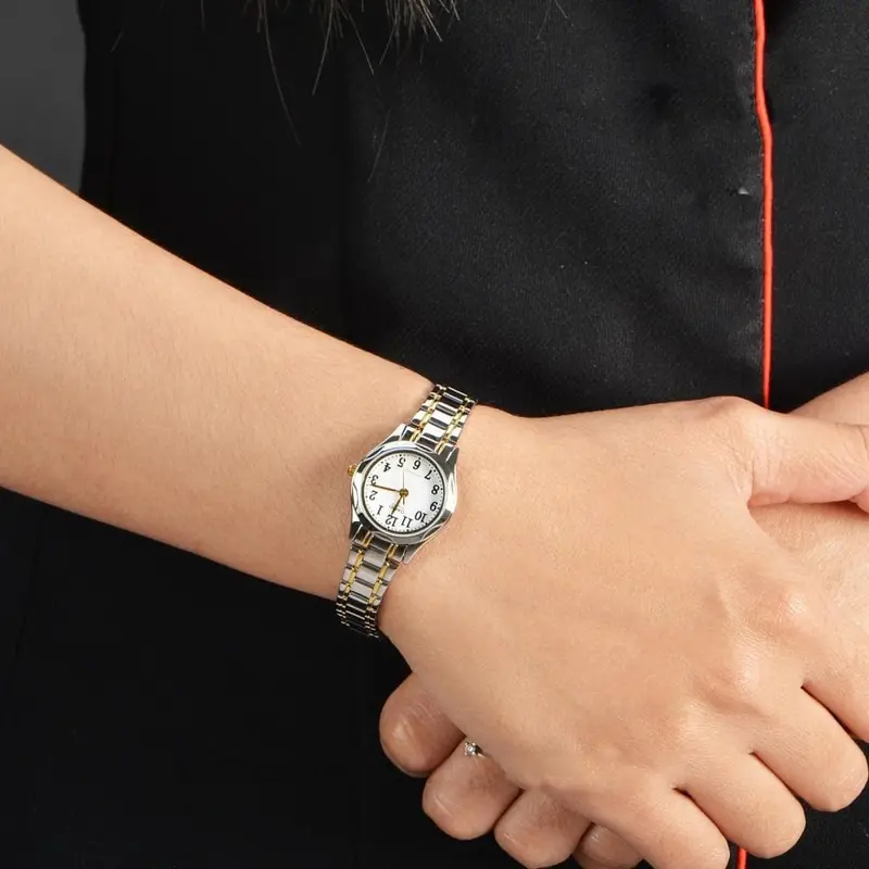 Casio General Two-Tone Stainless Steel Strap Women Watch Ltp-1275Sg-7Bdf-P 2