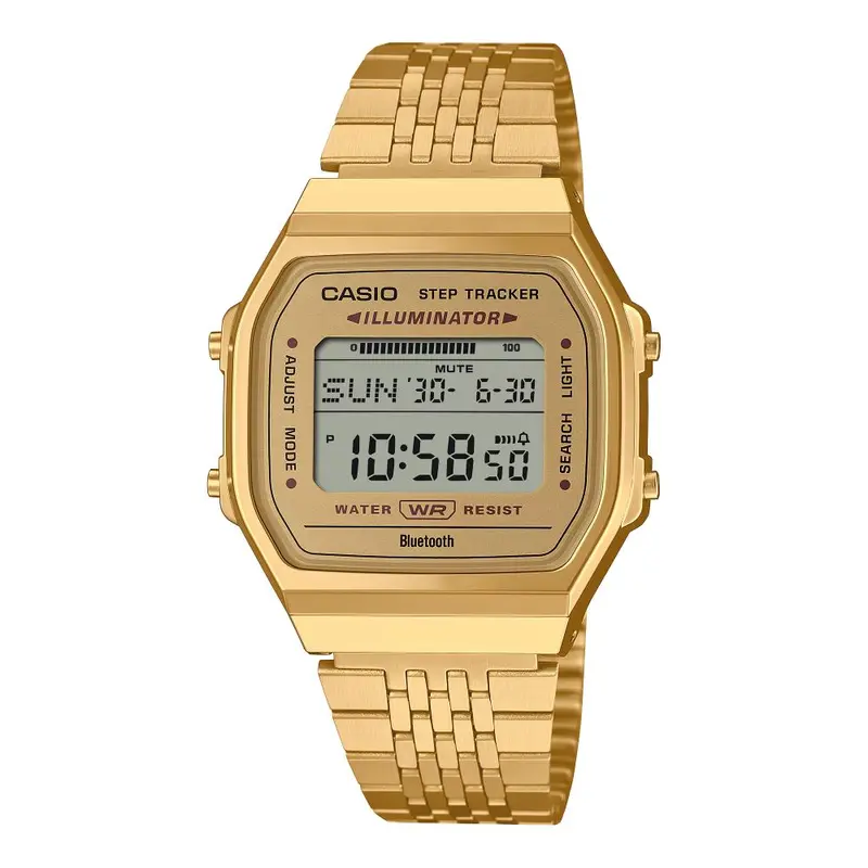Casio General Vintage Digital Gold Tone Unisex Watch Abl-100Weg-9Adf 1
