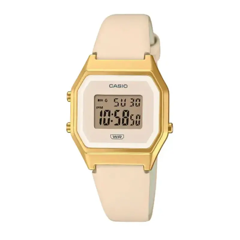 Casio General Vintage Digital Resin Strap Women Watch La680wegl-4Df-P 1