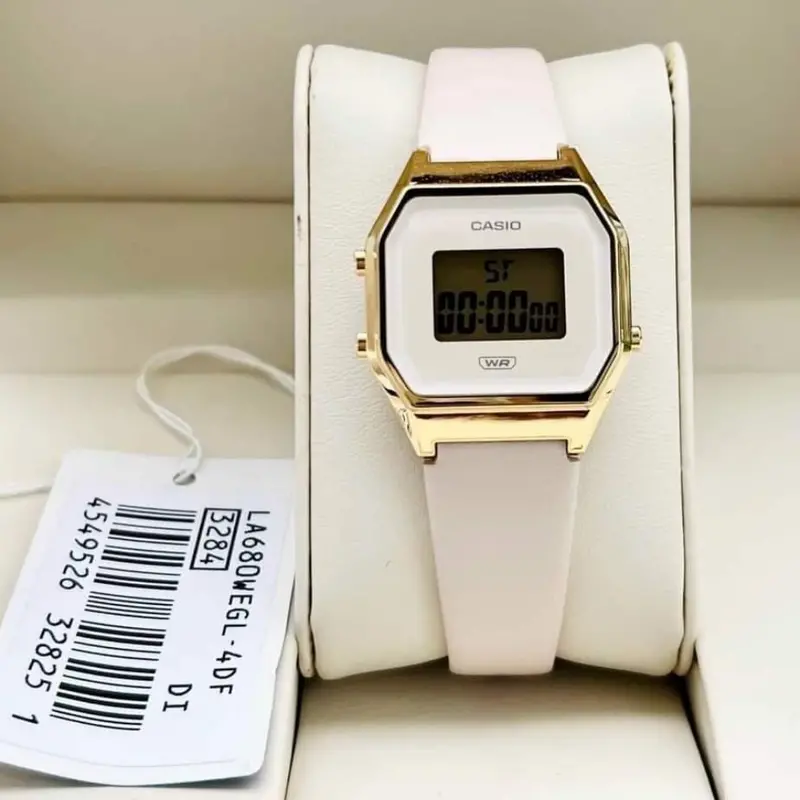 Casio General Vintage Digital Resin Strap Women Watch La680wegl-4Df-P 2