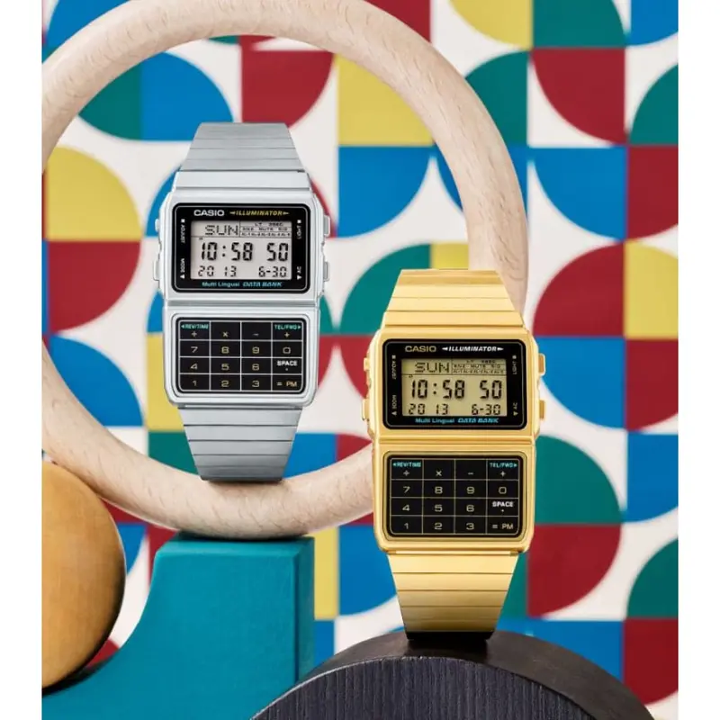 Casio General Vintage Digital Silver Stainless Steel Strap Men Watch Dbc-611-1Dr-P 2
