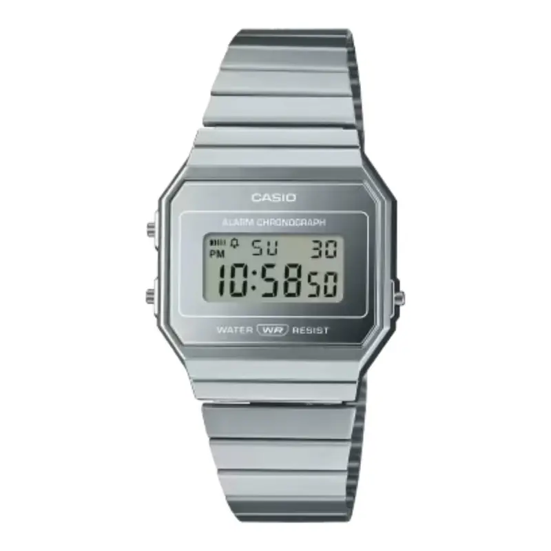 Casio General Vintage Digital Stainless Steel Unisex Watch A700wev-7Adf 1
