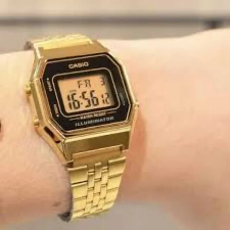 Casio General Vintage Unisex Gold Tone Women's Watch La680wga-1Df-P 2