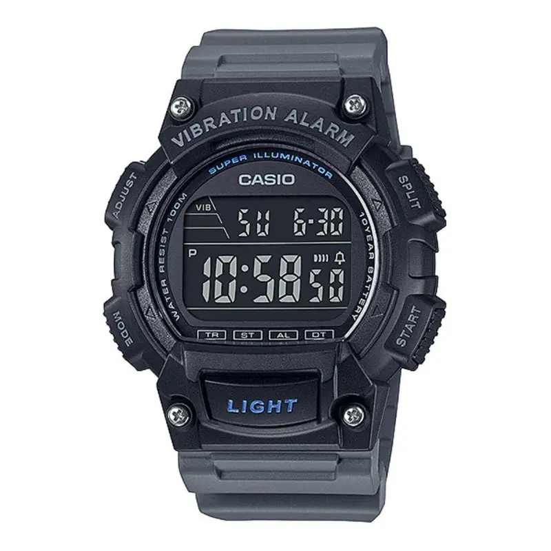 Casio General W-736H-8Bvdf Resin Strap Black Men's Watch 1
