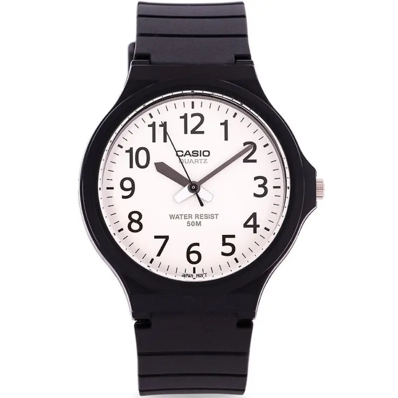Casio General White Dial Black Resin Strap Men Watch Mw-240-7Bvdf-P 1