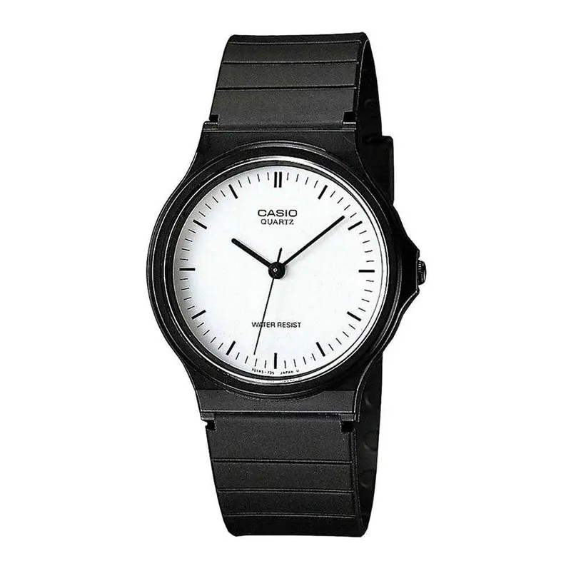 Casio General White Dial Black Resin Strap Unisex Watch Mq-24-7Eldf-P 1