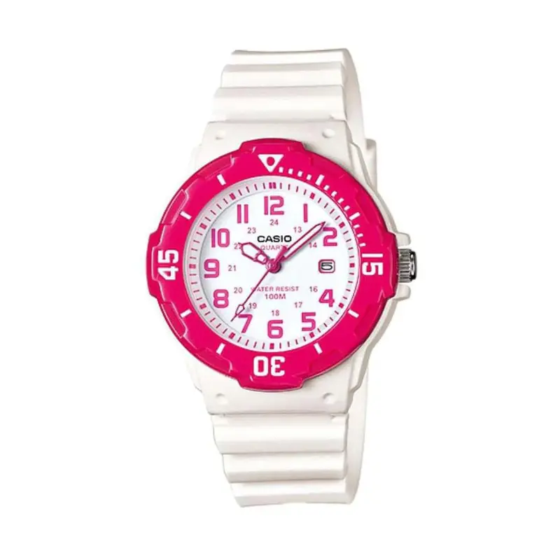 Casio General White Dial Resin Strap Women Watch Lrw-200H-4Bvdf-P 1