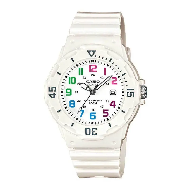 Casio General White Dial Resin Strap Women Watch Lrw-200H-7Bvdf-P 1