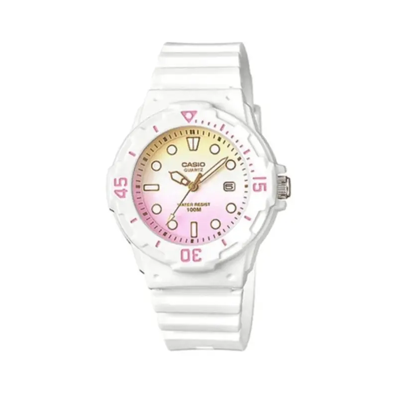 Casio General White Resin Strap Women Watch Lrw-200H-4E2vdf 1