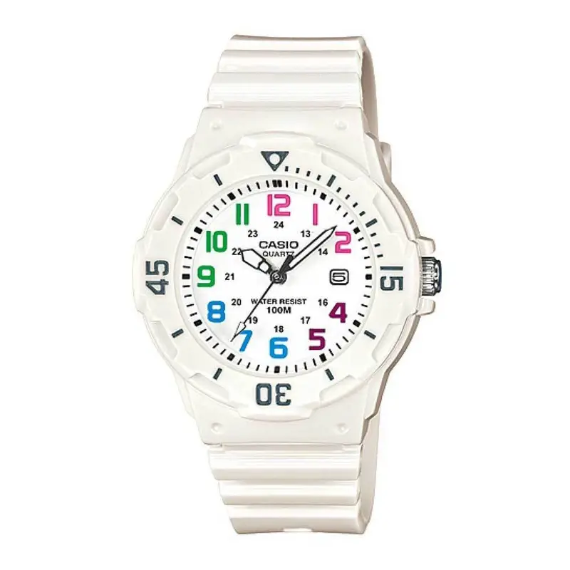 Casio General White Resin Strap Women Watch Lrw-200H-7B 1