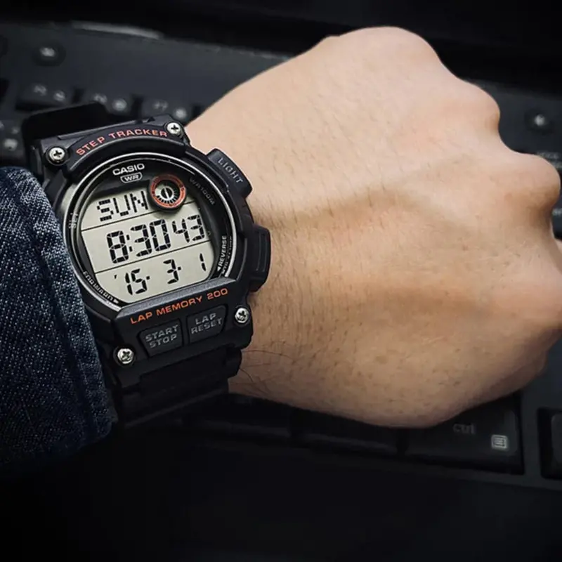 Casio General Ws-2100H-1Avdf-P Digital Black Strap Men Watch 2