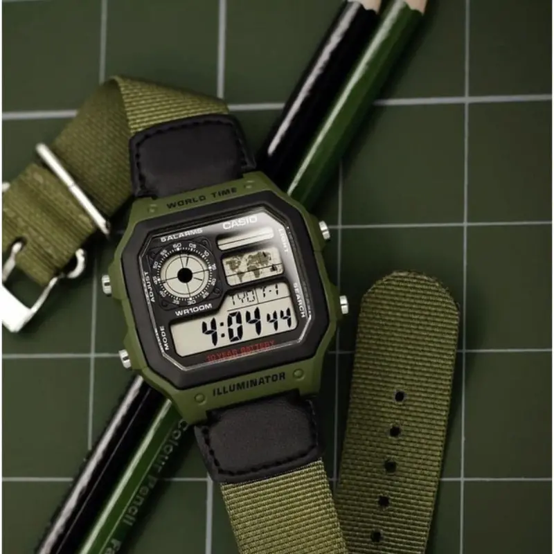Casio Illuminator Ae-1200Whb-3Bvdf Digital Men's Watch 1