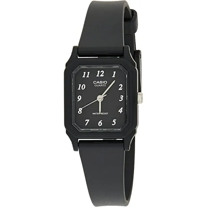 Casio Lq-142-1Bdf-P Black Leather Women Watch 1