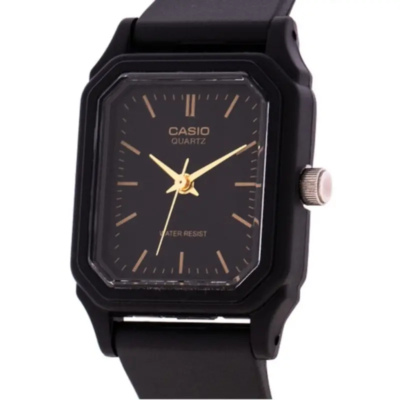 Casio Lq-142-1Edf-P Black Rubber Unisex Watch 2