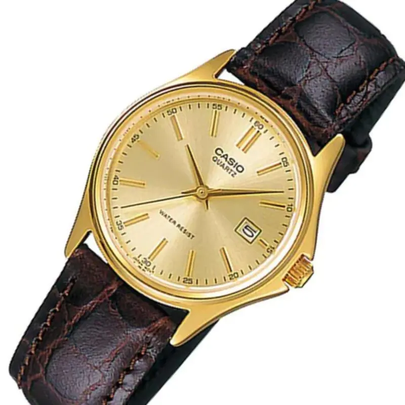 Casio Ltp-1183Q-9Adf-P Leather Strap Women Watch 2