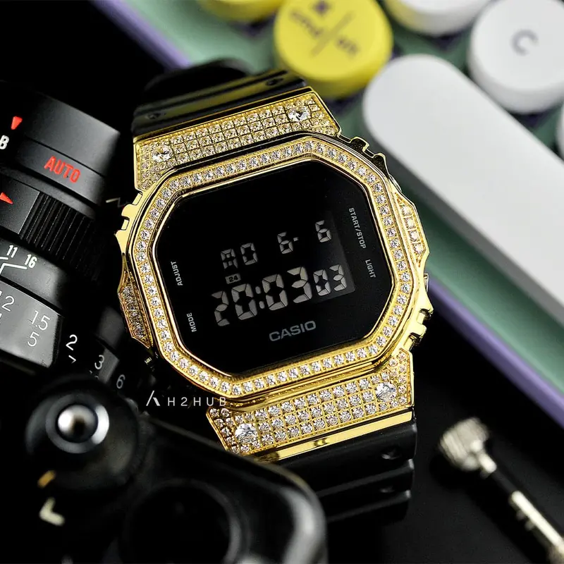 Casio Mod Black Resin Strap Women Watch Dw-5600Bb-1Dr-M3 1